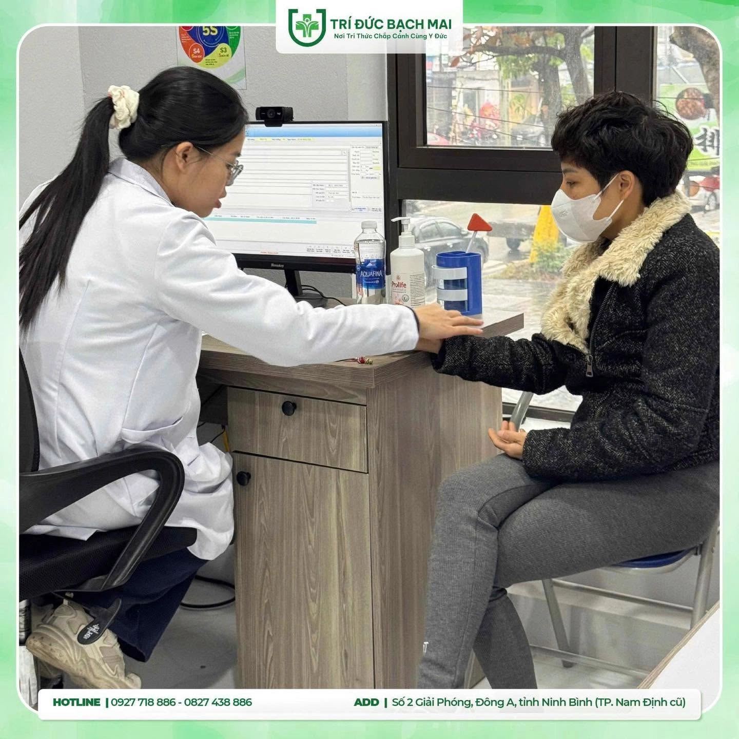 Hỗ trợ sau kh&aacute;m tại Ph&ograve;ng kh&aacute;m Đa khoa Tr&iacute; Đức Bạch Mai