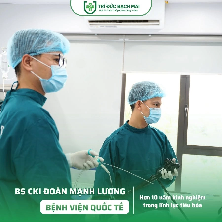 B&aacute;c sĩ kh&aacute;m Ti&ecirc;u h&oacute;a tại Ph&ograve;ng kh&aacute;m Tr&iacute; Đức